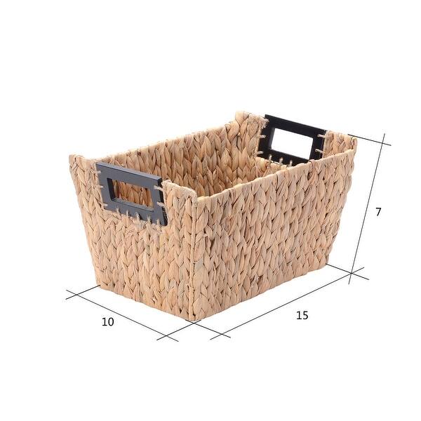 Rectangle Handmade Wicker Baskets made of Water Hyacinth Nesting Tub